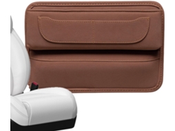 Caixa Organizadora para Compartimentos do Veículo - Bolsa com Orifício para Carregamento no Console do Veículo e Bolso Lateral SFUSHOS