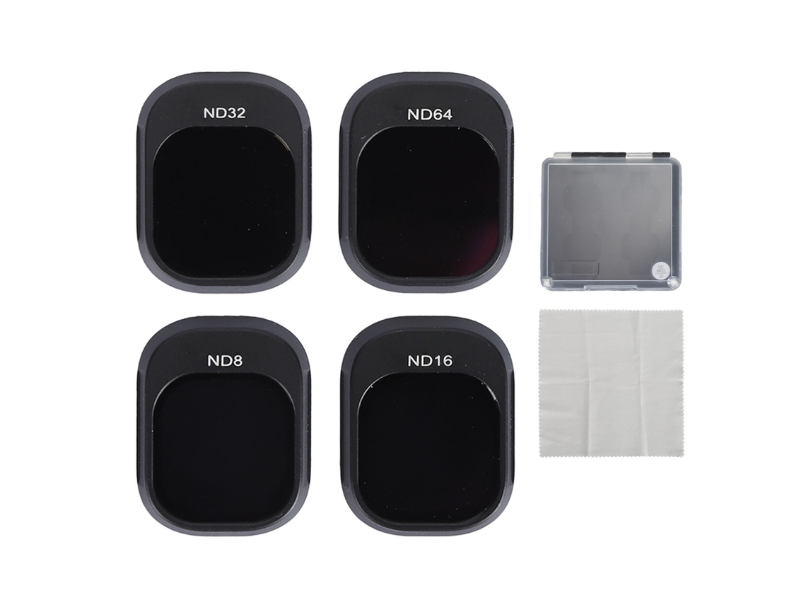 Kit Filtros Câmera Drone Mini 4 Pro Nd8 Nd16 Nd32 Nd64