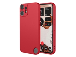 Capa Protetora Para Celular Tkdaddy For Nothing Cmf Phone 2 Pro, Tpu Macio, À Prova De Choque, Vermelha