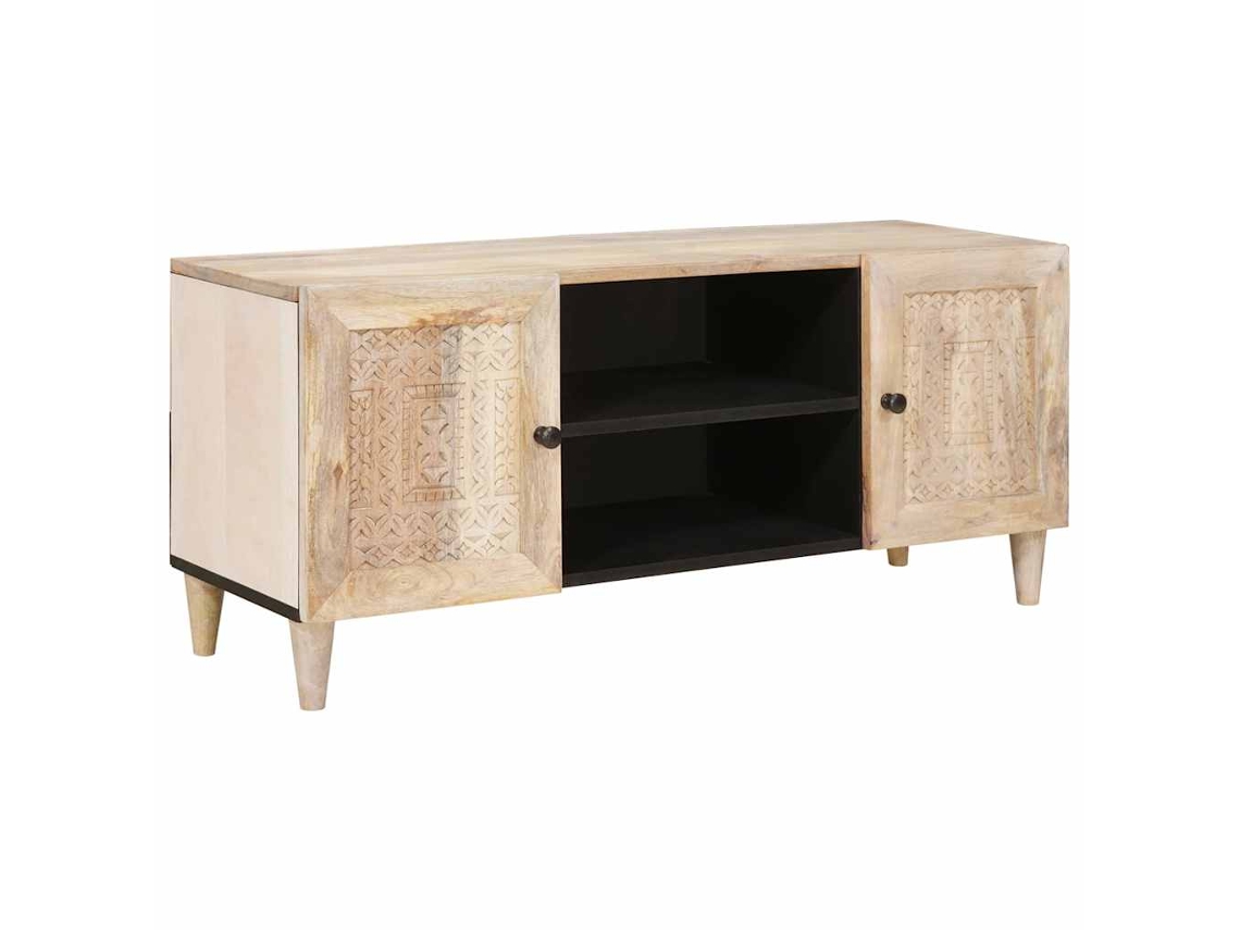 Vidaxl Unidades De Tv Branco 105 X 33 X 46 Cm Madeira Processada