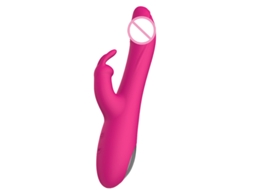 Vibrador Fmea Telescpico De Coelho Com Motor Duplo De 10 Velocidades (vermelho) Yizhood