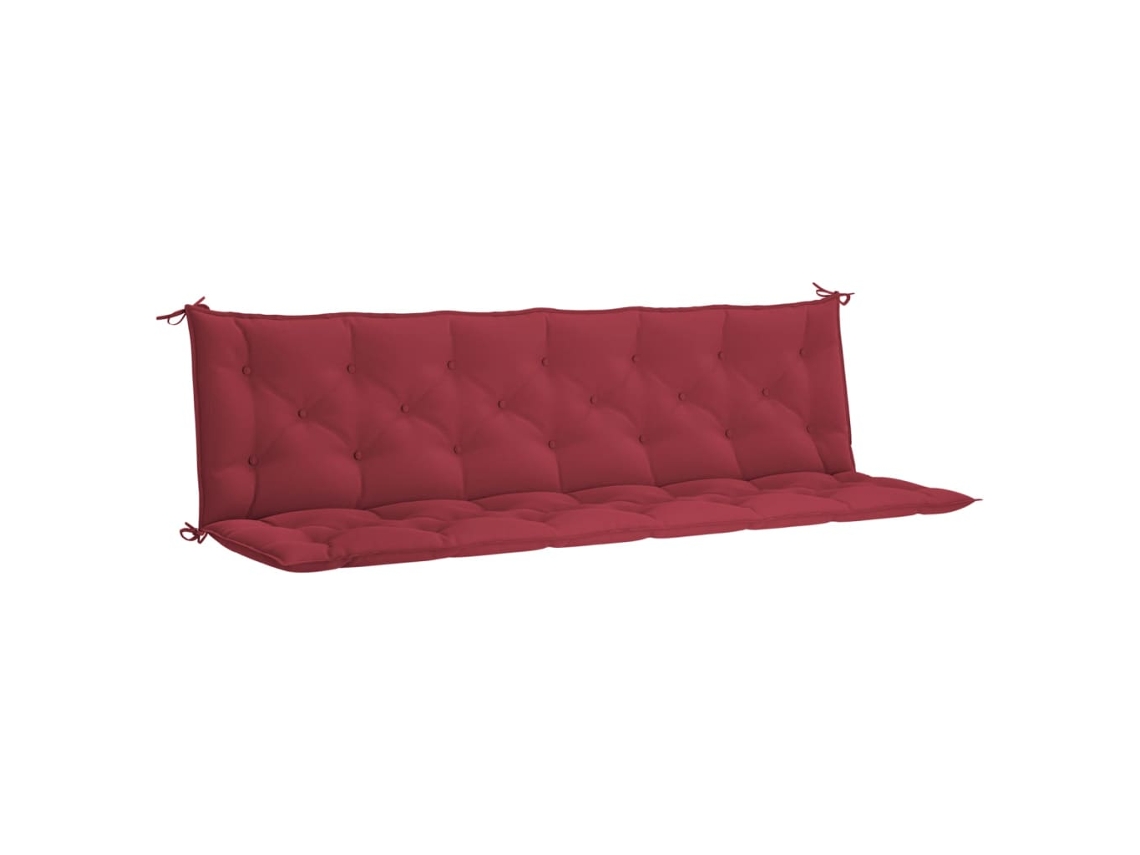 Garden Bench Cushion, Garden Bench Cushions Vidaxl Vermelho Tecido (200 Cm)