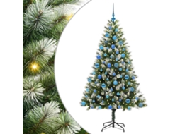 Árvore De Natal Artificial Com Leds Vidaxl Verde Pvc (180 Cm)