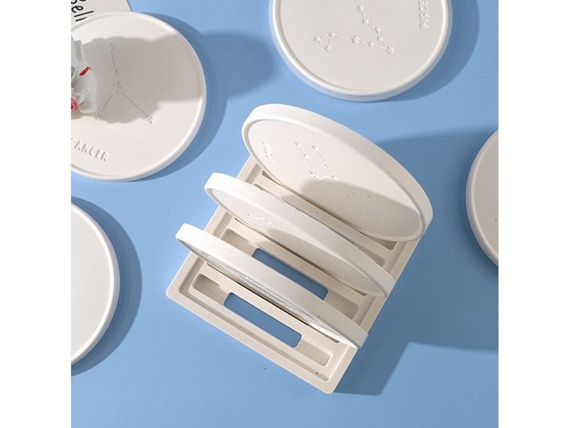 Opcional Siliconen 12 Unidades - Formas De Onderzetter - Diy Mal - Flexível - Antiaderente - Fácil De Moldar - Mallas Silicones
