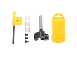 Router Broca Para Tablero De Desperdício 3 Ranuras 8mm, Mangos, Diámetro De Corte 1-1/2 Polegadas Para Planchado Y Ranurado De Madeira