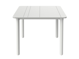 Mesa Quadrada Exterior 90x90 Branco Noa Garbar