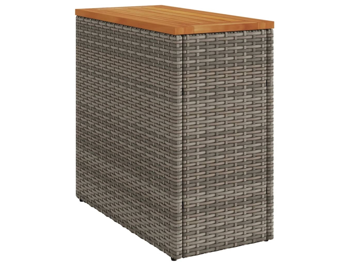 Garden Side Table, Garden Side Tables Vidaxl Cinzeto Rattan / Vime (n/a)