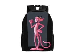 Mochila Pantera Cor De Rosa F117 Para Escola E Trabalho, Leve E À Prova Dágua, Mochila Estilosa Para Estudantes E Adultos J117 Olysi Shop