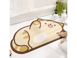 Tapete de Banho LUUCOZK Antiderrapantes Absorventes Secagem Rápida Poliéster Multicor (50x80cm)