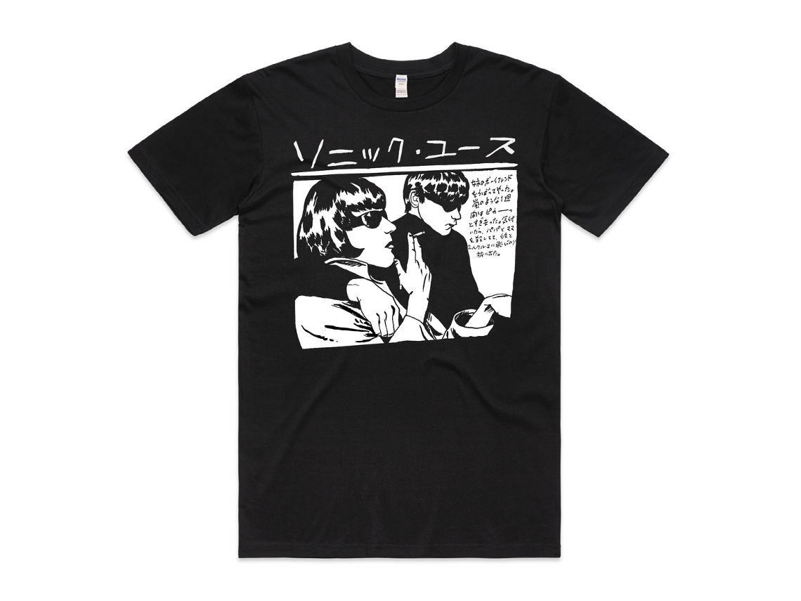 Sonic Youth Black Goo Japanese T shirt ROCKINSTONE Unisex Adults Best Sellers Size:xxl