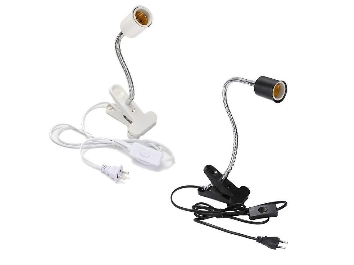 Adaptador De Lâmpada Led Flexível E27 De 10 Cm Para Animais De Estimação Com Clipe Liga/desliga Hengjian