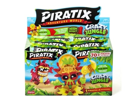 Exibição 24 Um Pacote Piratix Crazy Jungle Magicbox