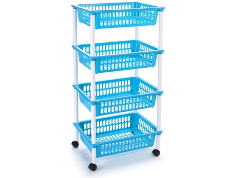 Carrinho ACAN com Rodas (Azul - 85x40x30 cm)