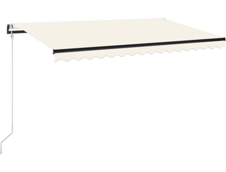 Toldo Retrátil Automático  (Bege Creme - Alumínio - 450x300 cm)