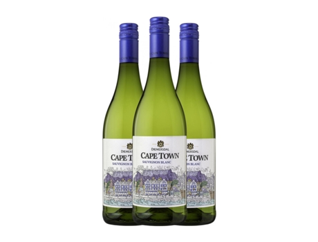 Vinho branco DIEMERSDAL Sauvignon Branca Cape Town (0.75 L - 3 Unidades)