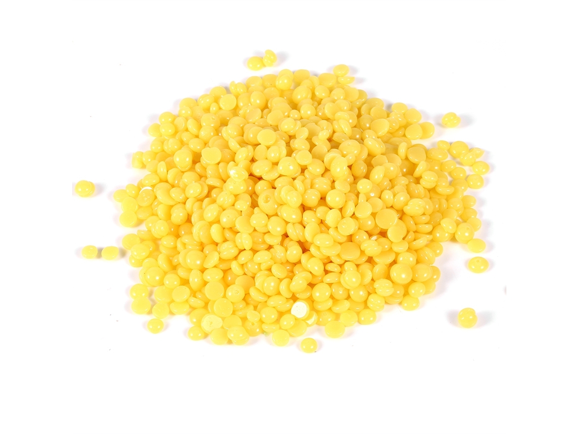 Cera Depilatória Dura em Grãos, 50g, para Remoção de Pelos nos Braços, Corpo e Virilha (Mel)