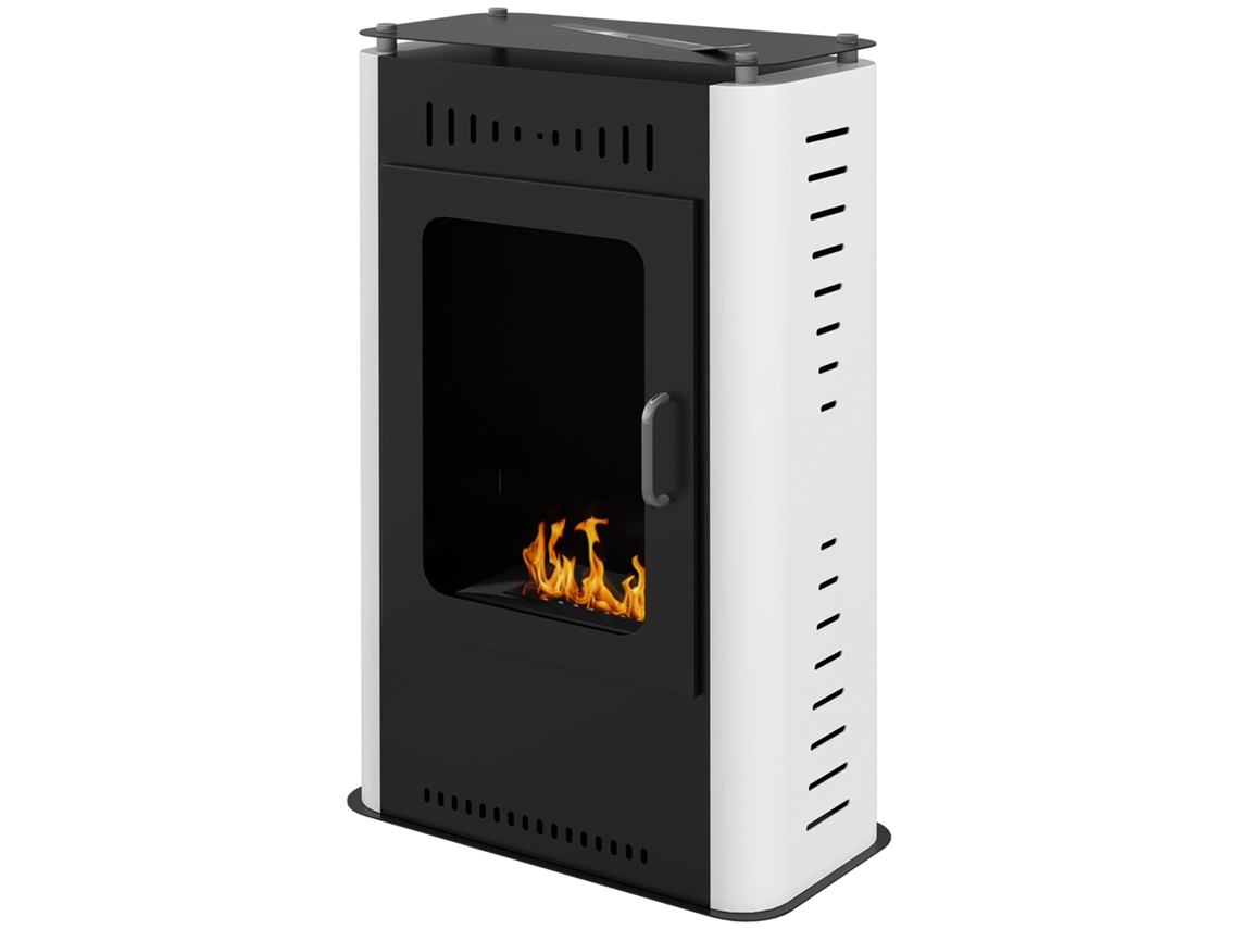 Fogão Etanol 50x27x82cm Tanque 1,2l 3h Queima, Cobertura 20-25m² Preto