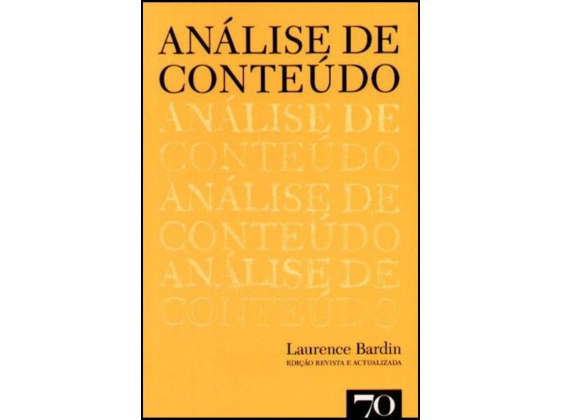 Livro Análise de Conteúdo de Laurence Bardin (Português do Brasil)