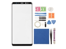 Aetheria kit Reparo Vidro Tela Frontal Externa para Galaxy Note 8 com Ferramentas Preto