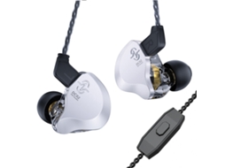 Auriculares Intrauditivos Cableados De Monitor Dinámico Com Cancelamento De Ruído Para Cantores E Bateristas