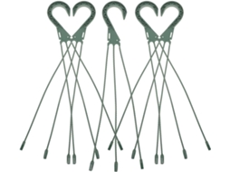 Inoomp Kit de 5 Peças para Vaso de Orquídeas Suspenso, Ganchos de Jardim e Suportes para Lanternas, Ganchos para CHABERLU