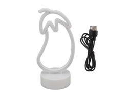 2026 luz de Neon Led de Berenjena com Usb e Bateria para Decoração Neon em Casa