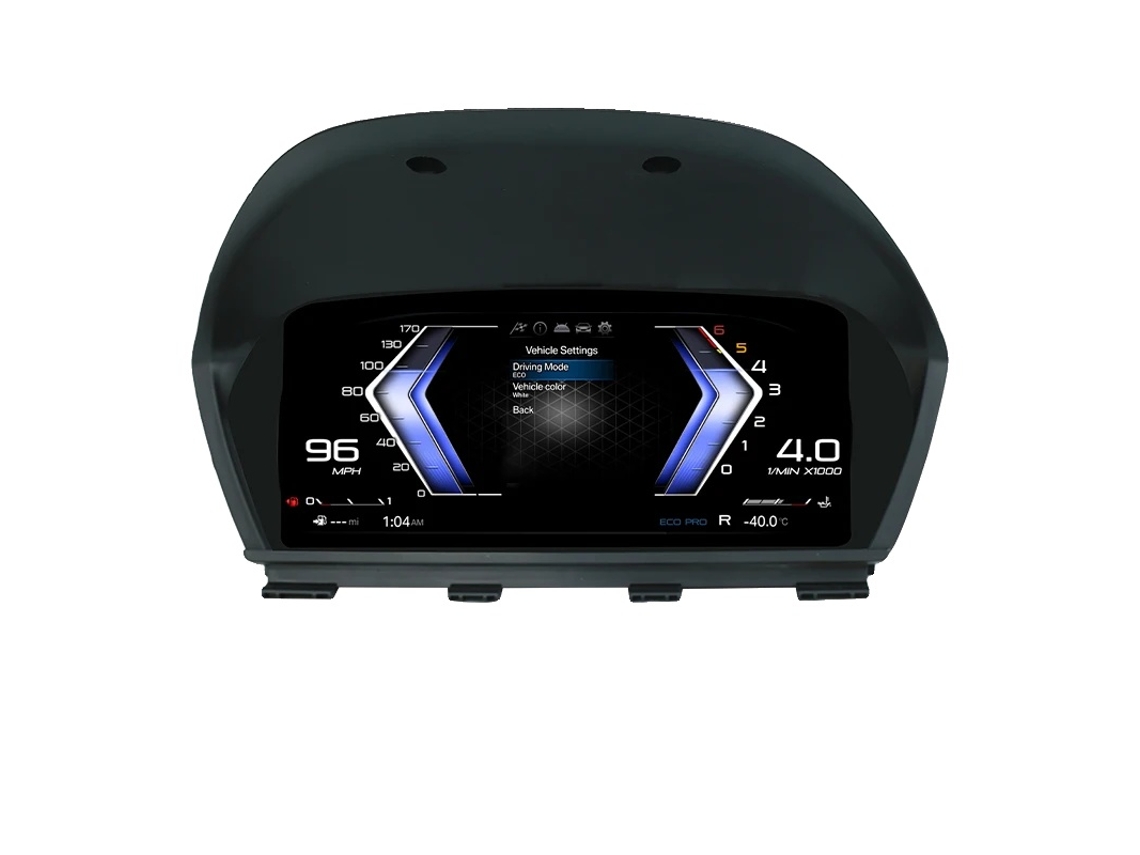 Painel De Instrumentos Digital, Tela Led De 10 Polegadas, Sistema Operacional Linux, Com Carplay E Com Fibra Óptica
