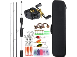 Kit de Pesca com Anzóis, Bóias e Linha S/MARCA