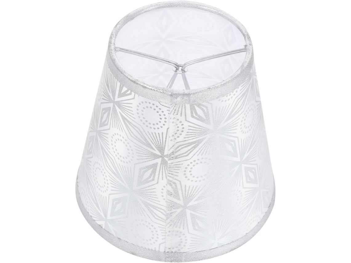 Capa de Tecido Prateado para Luminárias de Parede e Teto, Acessório Decorativo Simples e Elegante, Protege o Material. SFUSHOS