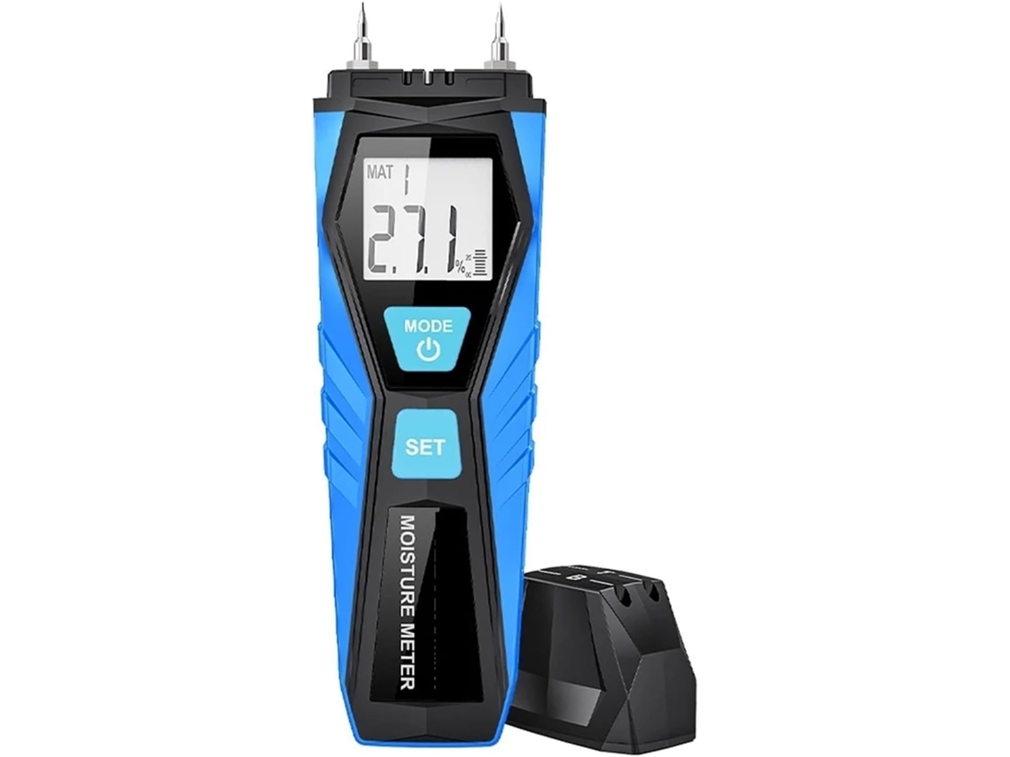 Medidor De Umidade Do Solo, Digital Para Madeira, Testador Água Na Parede, Higrômetro Dois Pinos, Detector