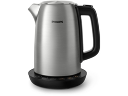 Philips Avance Collection Jarro Metálico de 1.7 L com Controlo de Temp. e Tampa com Mola
