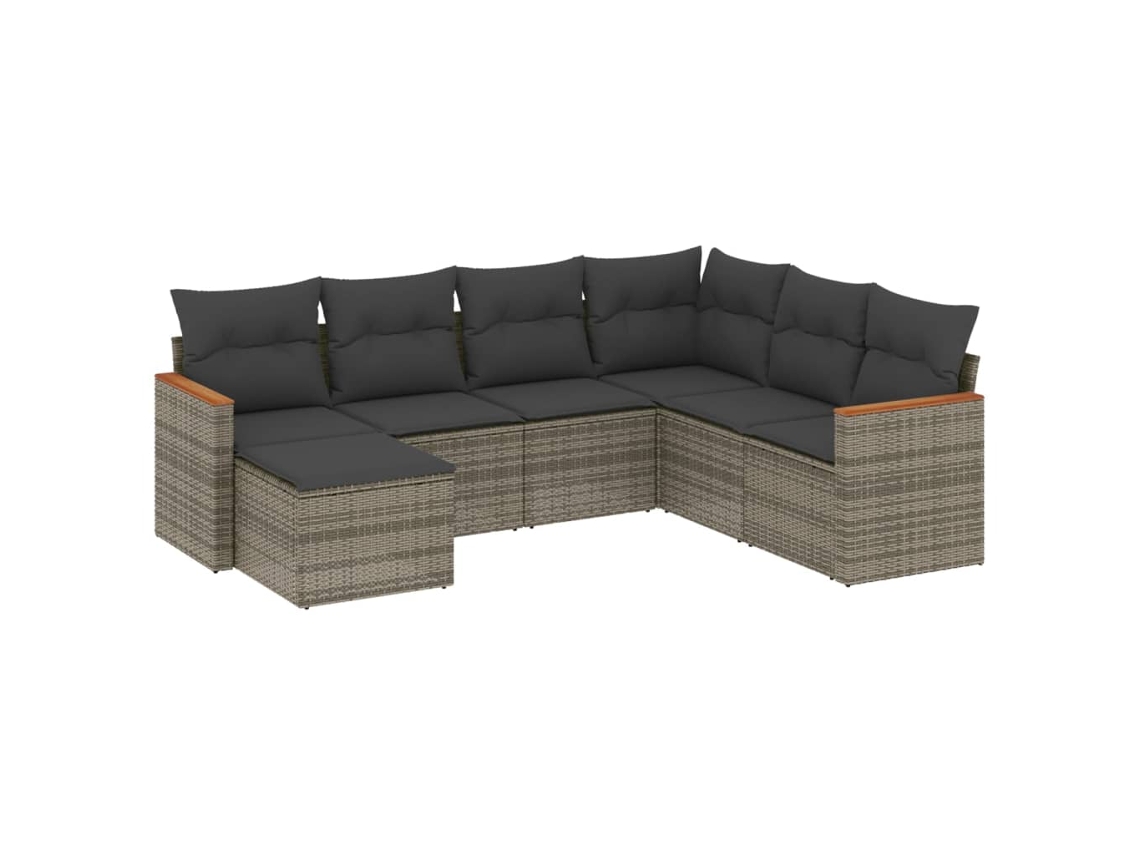 Garden Sofa Set, Garden Sofa Sets Vidaxl Cinzeto Rattan / Vime (n/a)