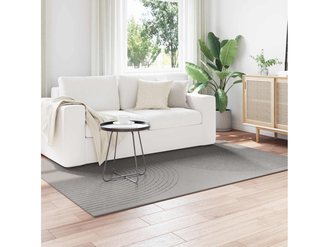 Vidaxl Tapete Interno Galati Cinzento 230 X 160 Cm Poliéster