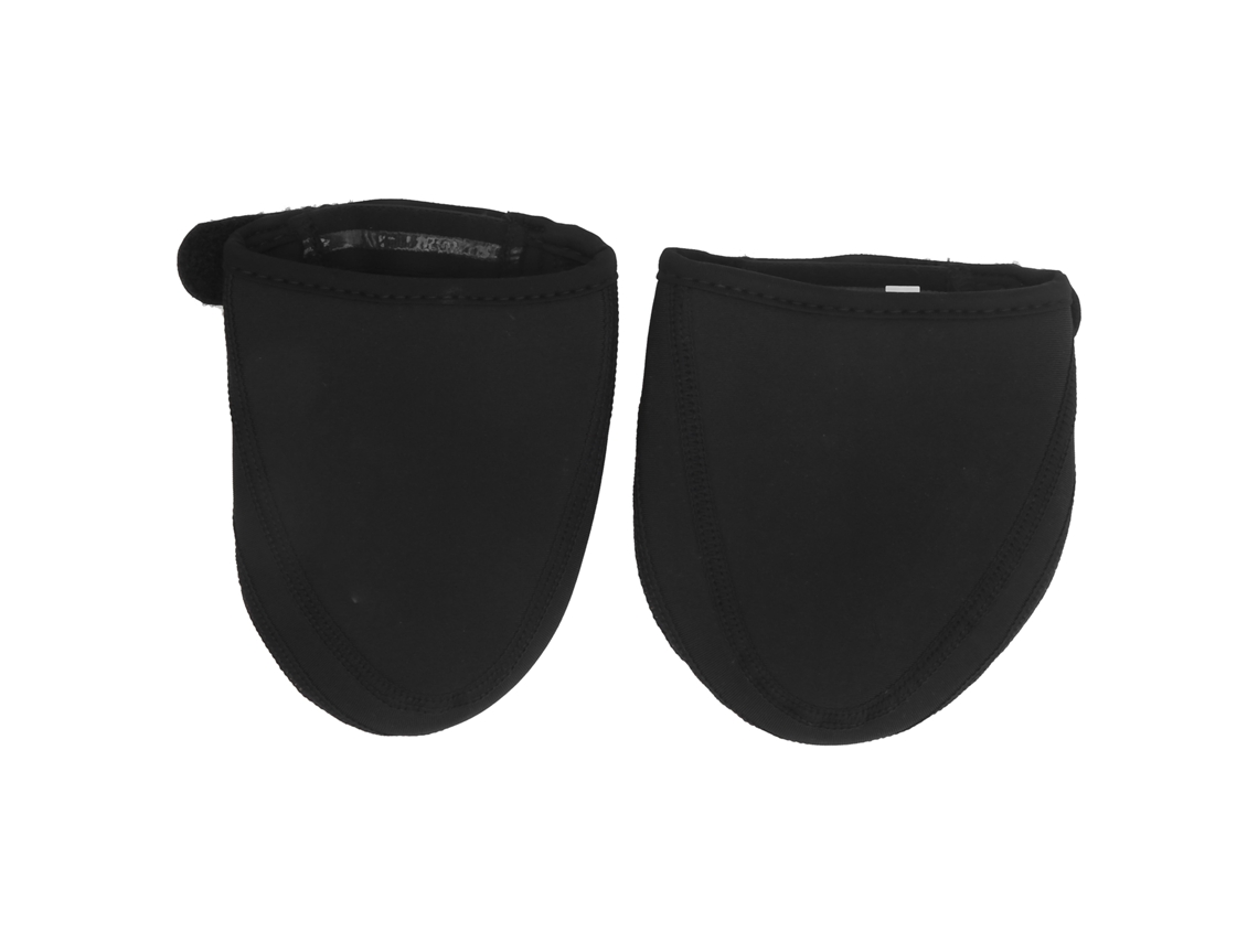 Capinha Meia Palmada Para Sapatos De Ciclismo Impermeável Protetora Contra O Vento Antiderrapante Tamanho L/xl Preto