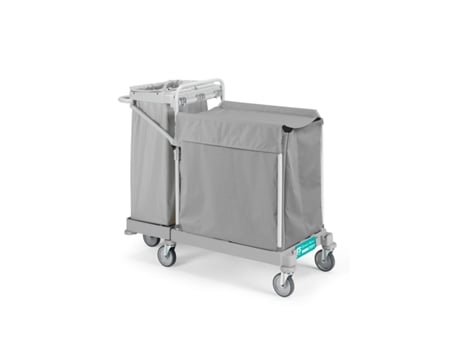 Carro De Serviço Verde Para TranDesportoe De Roupa Suja Em Hotéis Tts