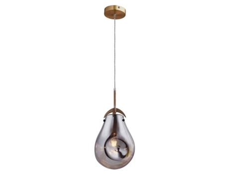 Candeeiro Pendente LUMINECA 23X30 Cm Cinza