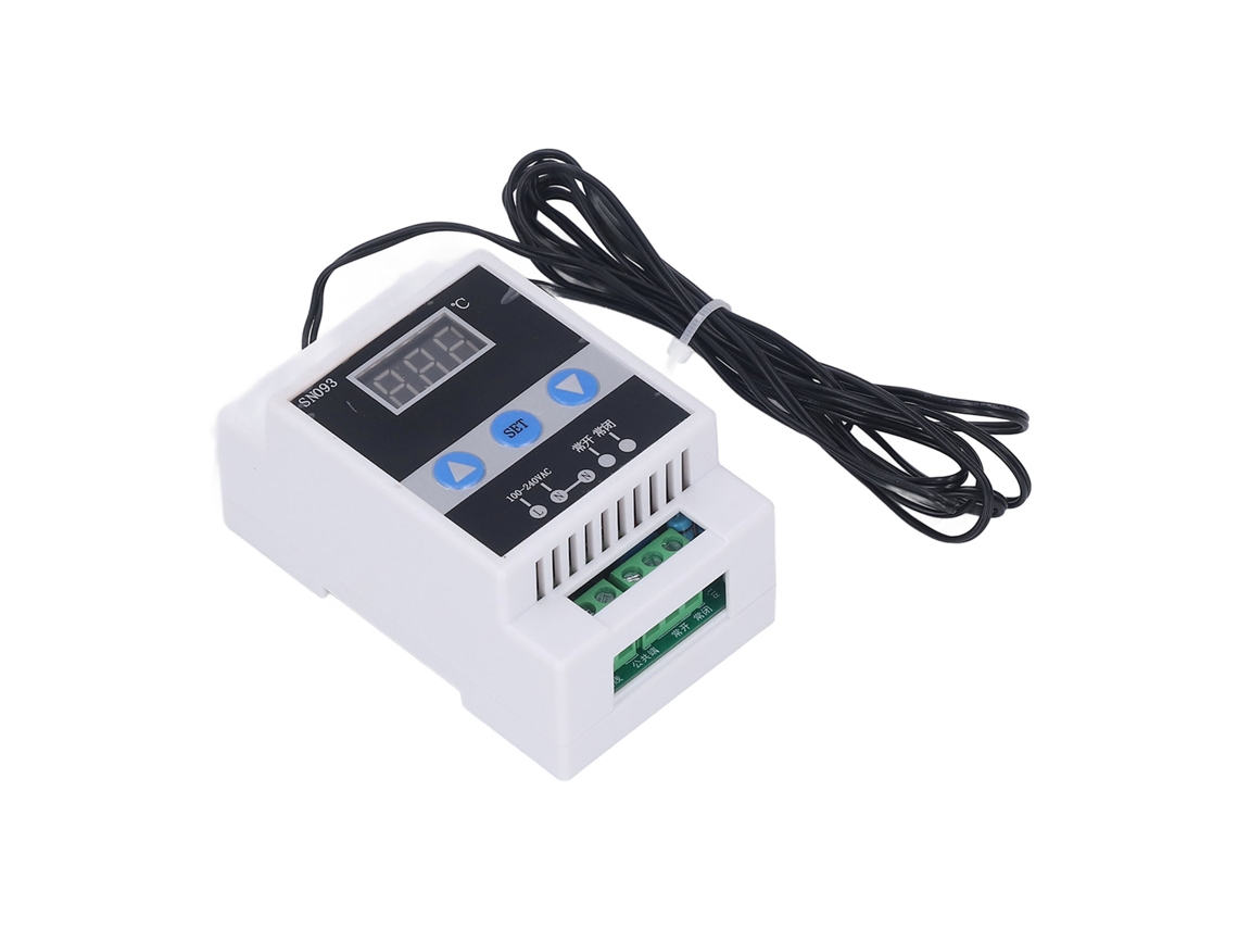 Termostato Programável com Sensor NTC e Tela Touch para AC