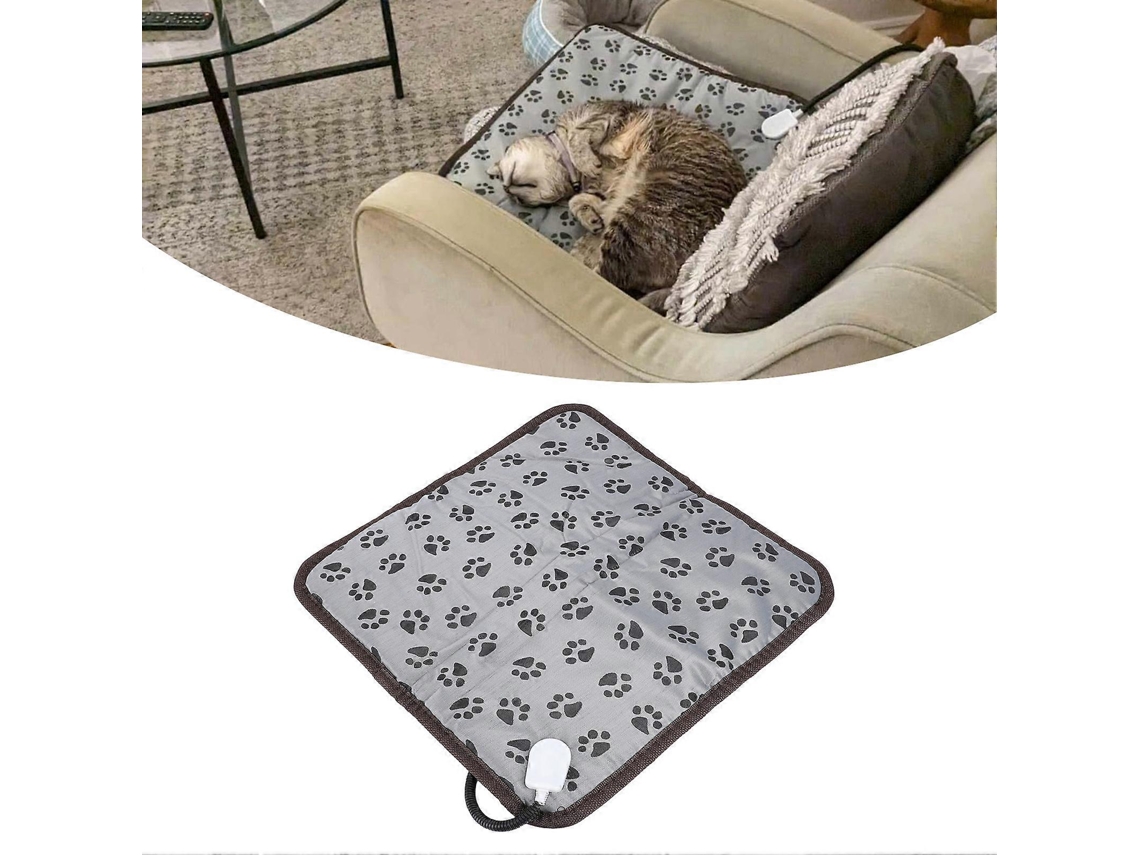 Tapete Aquecido Eltrico Para Animais De Estimao, Resistente A Mordidas, Para Ces E Gatos, Com Temperatura Ajustvel, Plugue Europeu 220v Olysi Shop