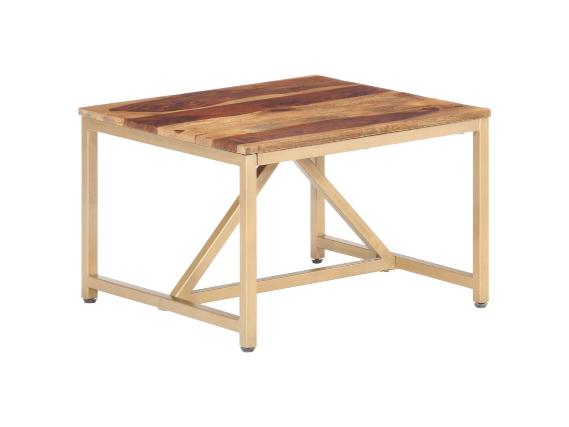 Vidaxl Mesa De Apoio 60x60x40 Cm Madeira Maciça