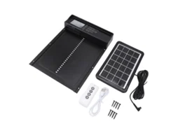 Porta Automática Para Galinheiro, Alimentada Por Energia Solar, Ip45, À Prova Dágua, Liga De Alumínio, Porta Automática Para Galinheiro Com Controle