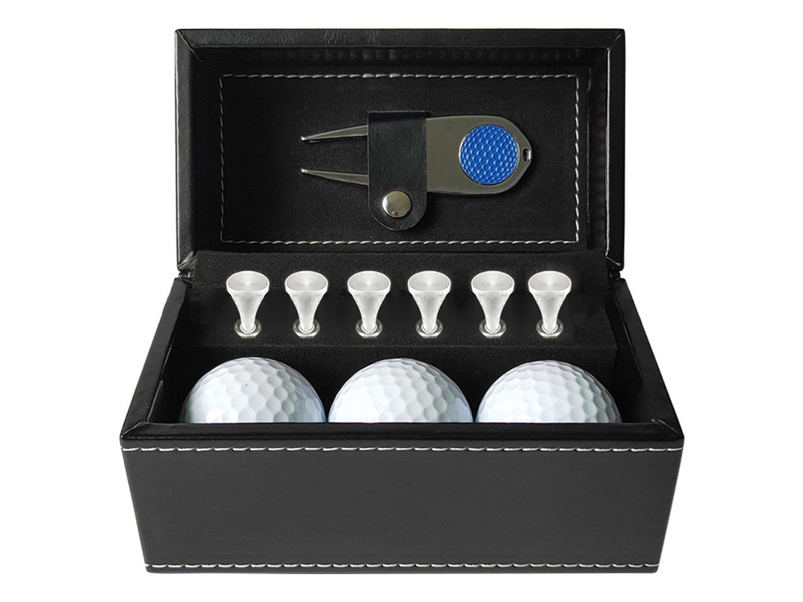 Business kit Presente de Acessórios de Golfe com Suporte para Tee Chapéu Clip e Caixa de Armazenamento