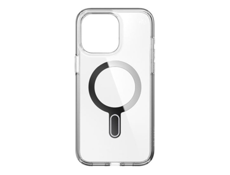 Capa Magsafe Presidio Clicklock Soft para iPhone 15 Pro Max SPECK Transparente