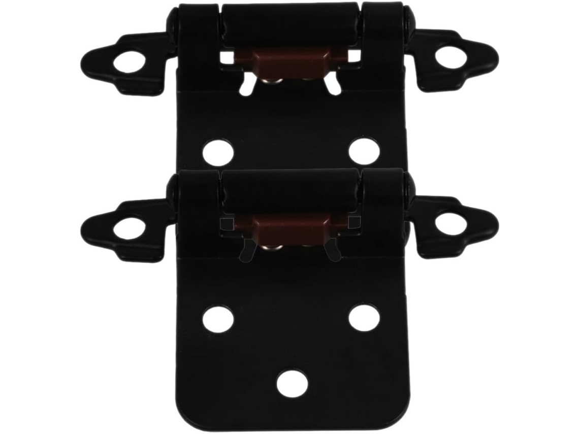 Dobradiças Alasum De Aço Reforçado 2 Peças Para Armários Rv Com Mecanismo Mola Fechamento Automático E Sobreposição