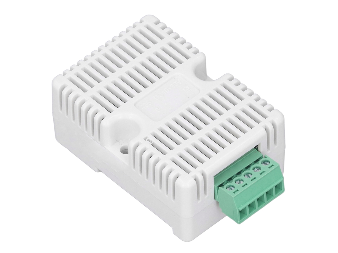 Sensor De Temperatura E Humidade Laxiscreed Com Comunicação Rs485 Para Montagem Em Carril De 35mm