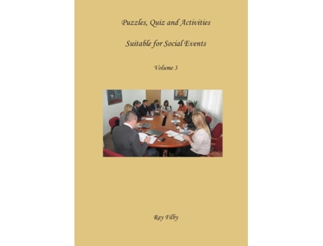Livro Puzzles, Quiz and Activities suitable for Social Events Volume 3 de Ray Filby (Inglês)