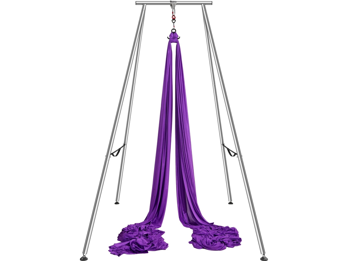 VEVOR Kit de Balanço e Rede para Ioga Aérea 12X2 6 Arroz Inversão de Dança Roxo