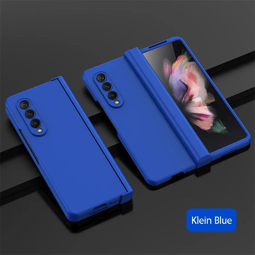 (azul, Galaxy Z Fold6) Capa Para Celular Em Policarbonato, Compatível Com Samsung, Capa Protetora Dobrável Ultrafina Com Dobradiça.