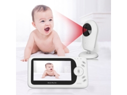 Babá Eletrônica De Vídeo 4,3 Polegadas Com Câmera, Monitoramento Temperatura, Áudio Bidirecional, Modo Vox, 8 Canções Ninar Para B Aquaforge