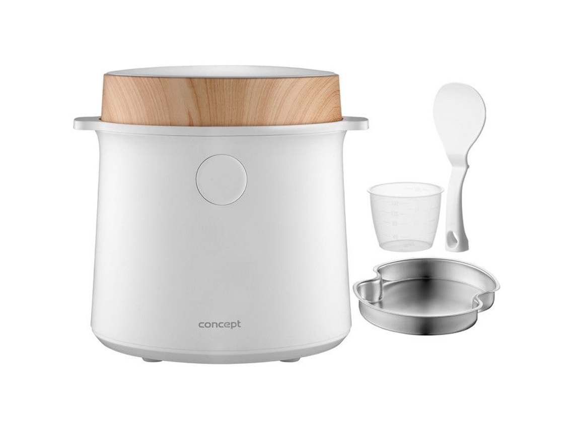 Cuidador de arroz Concept, 9 programas, tela LED, 1,5 l, branco, RE3030
