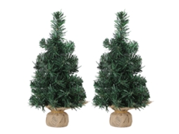 Árvore De Natal Mini Para Decoração De Janela E Mesa